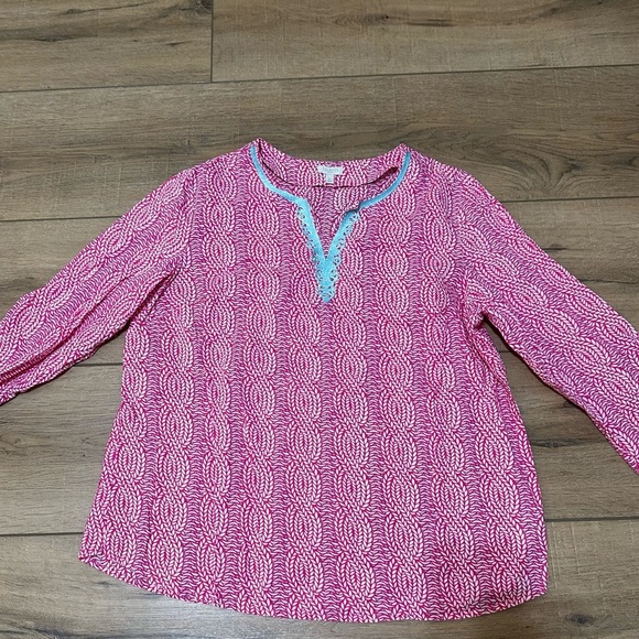 Bundle of 3 Talbots Summer Spring Tops Large Petite Classic Preppy Resort - Picture 2 of 7